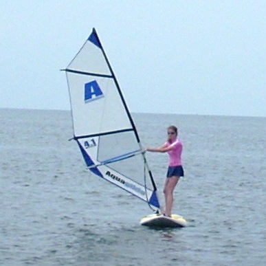 windsurfing